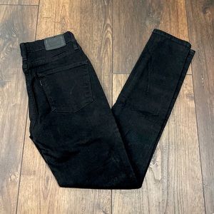 Levi’s 721 black skinny jeans